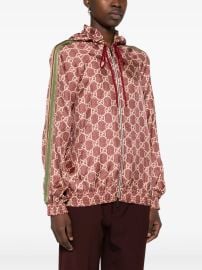 Gucci GG Supreme Silk Jacket | Red | FARFETCH at Farfetch